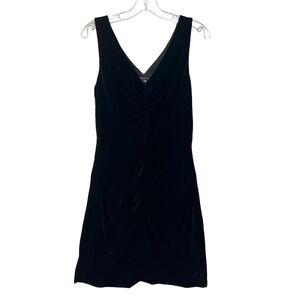 Theory Silk Blend Velvet Mini Dress US 8 LBD Cocktail Dress Whimsigoth Grunge